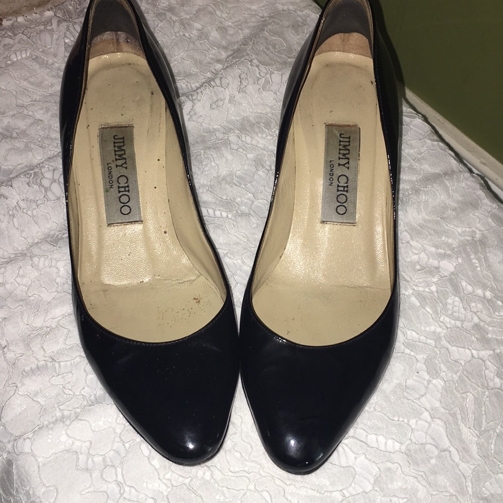 Jimmy Choo Black Patent Heels